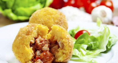 Galbani Mozzarella Arancini (Stuffed Rice Balls) - Galbani