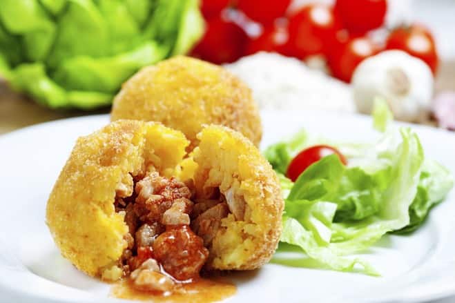 Galbani Mozzarella Arancini (Stuffed Rice Balls) - Galbani