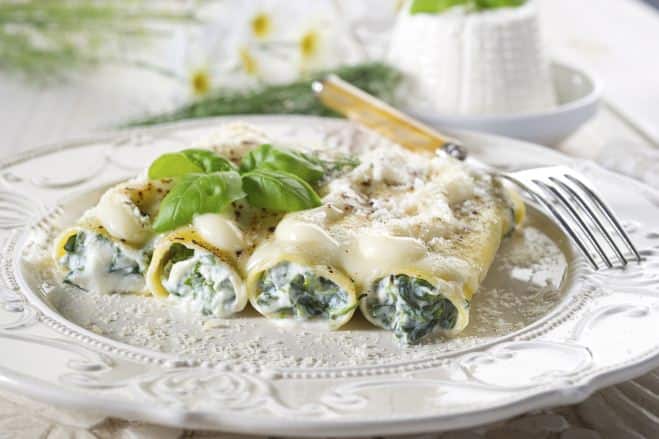 Galbani Ricotta and Spinach Cannelloni - Galbani