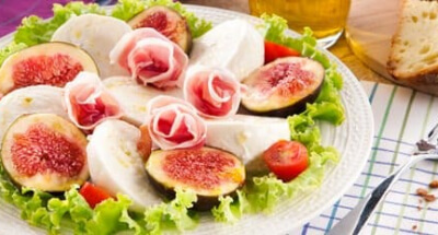 Galbani Mozzarella Caprese Salad with Figs - Galbani