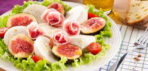 Galbani Mozzarella Caprese Salad with Figs - Galbani