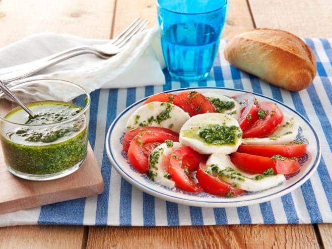 Galbani Mozzarella Caprese Salad with Pesto - Galbani