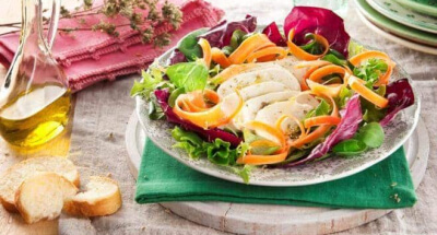Galbani Mozzarella, Carrots and Chicory Salad - Galbani