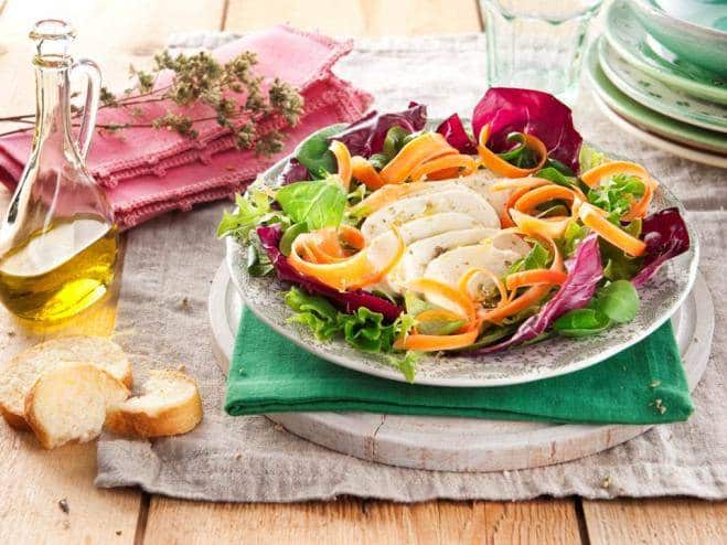 Galbani Mozzarella, Carrots and Chicory Salad - Galbani