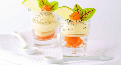 Smoked Salmon Tiramisu with Galbani Mascarpone and Lime - Galbani