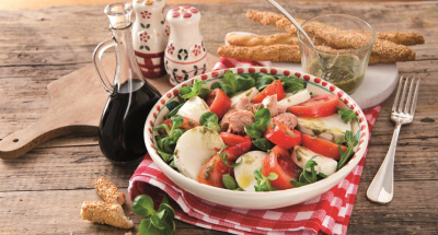 Galbani Mozzarella Caprese Salad with Tuna - Galbani