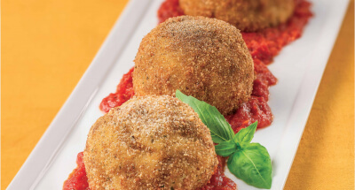 Galbani Mozzarella Spicy Arancini (Stuffed Rice Balls) - Galbani