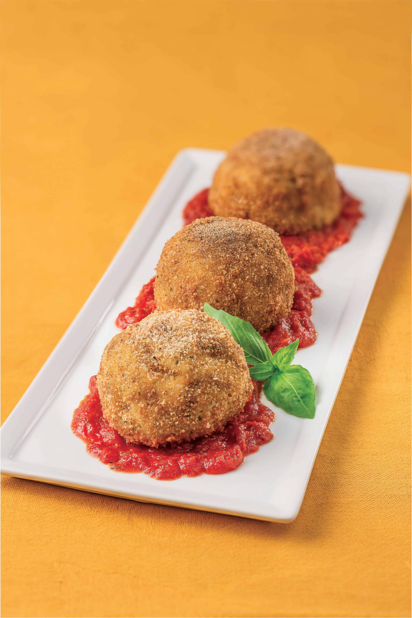 Galbani Mozzarella Spicy Arancini (Stuffed Rice Balls) - Galbani