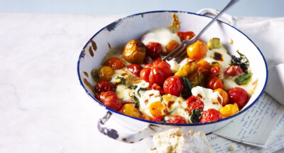 Galbani Mozzarella Baked Caprese Salad - Galbani