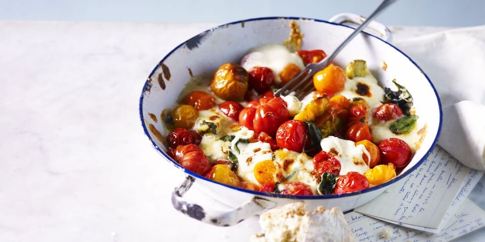 Galbani Mozzarella Baked Caprese Salad - Galbani