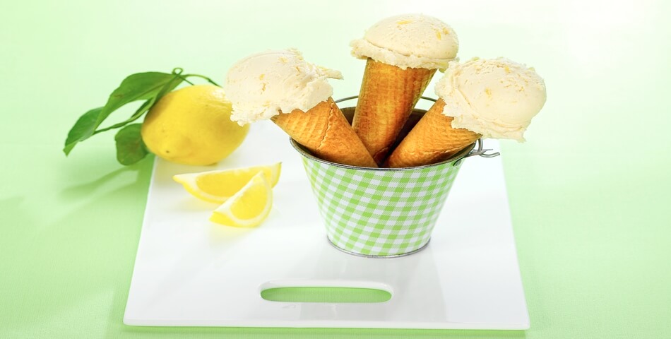 Lemon Ice Cream with Galbani Mascarpone - Galbani