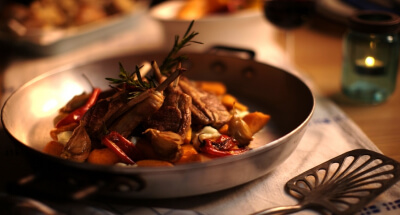 Lamb Culet, Sweet Potato and Galbani Mozzarella Tray Bake - Galbani