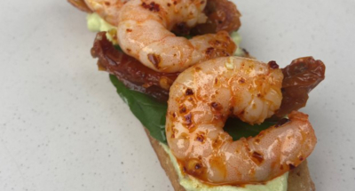 Chili Prawns with Avocado Mascarpone - Galbani