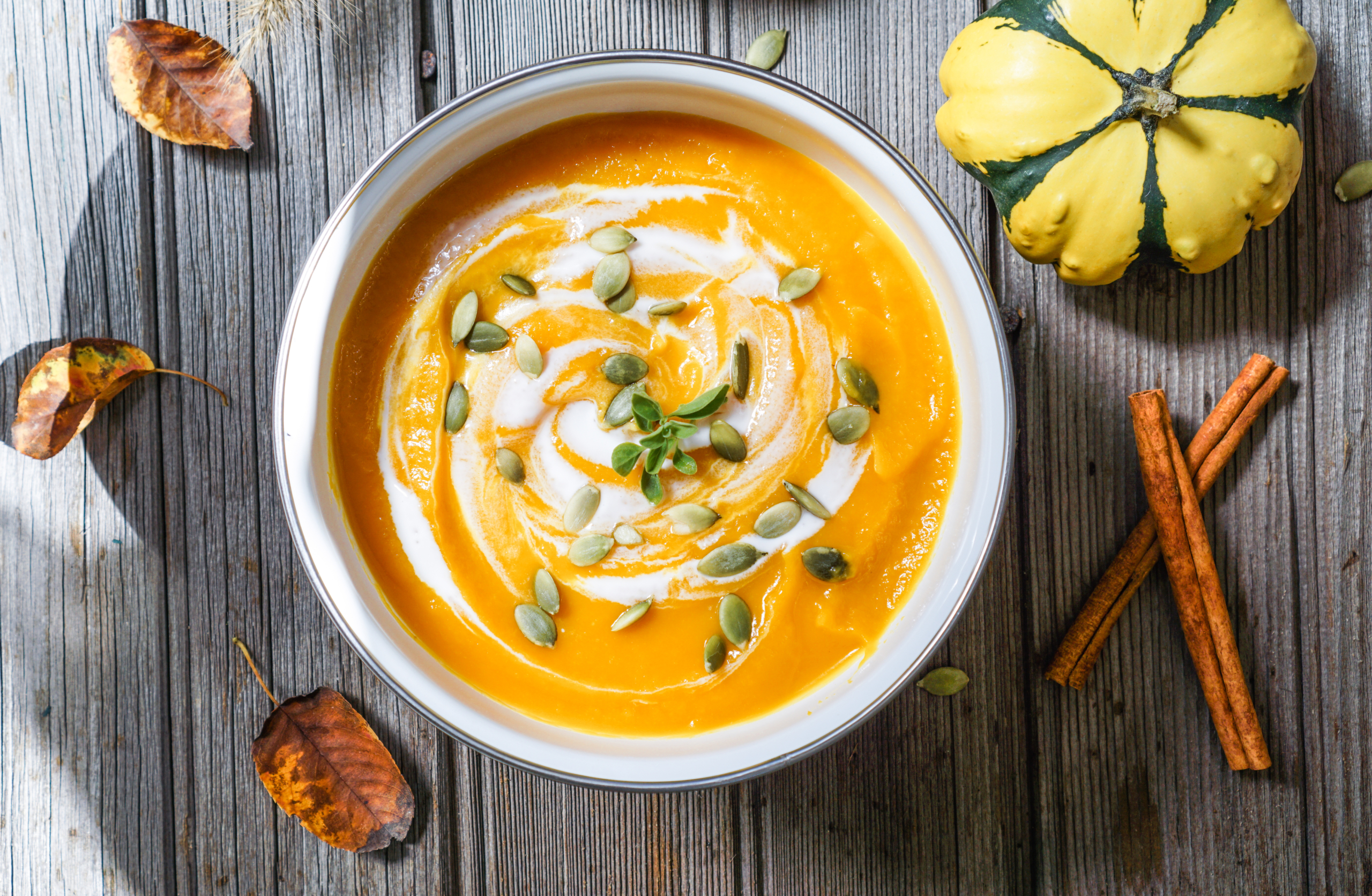 Roasted Pumpkin & Carrot Soup - Galbani