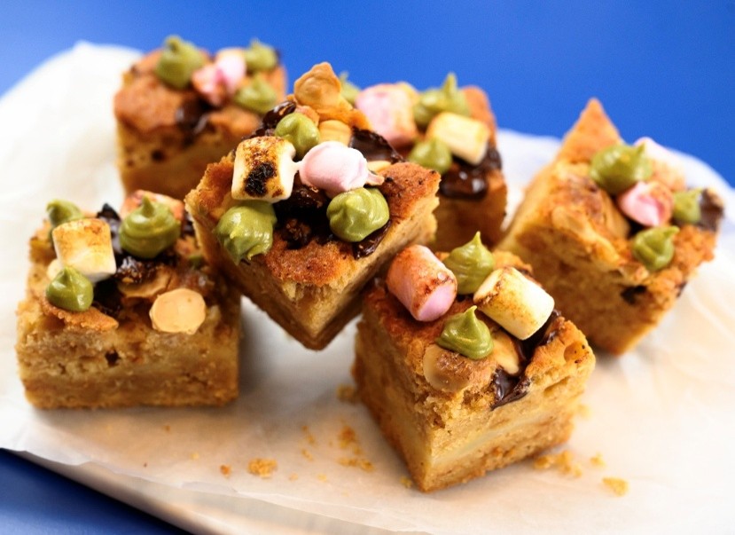 Burrata S’mores Blondies - Galbani