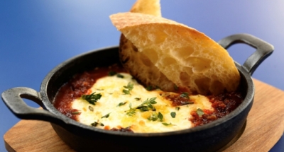 Baked Burrata with Tomato, Nduja & Pangritata - Galbani