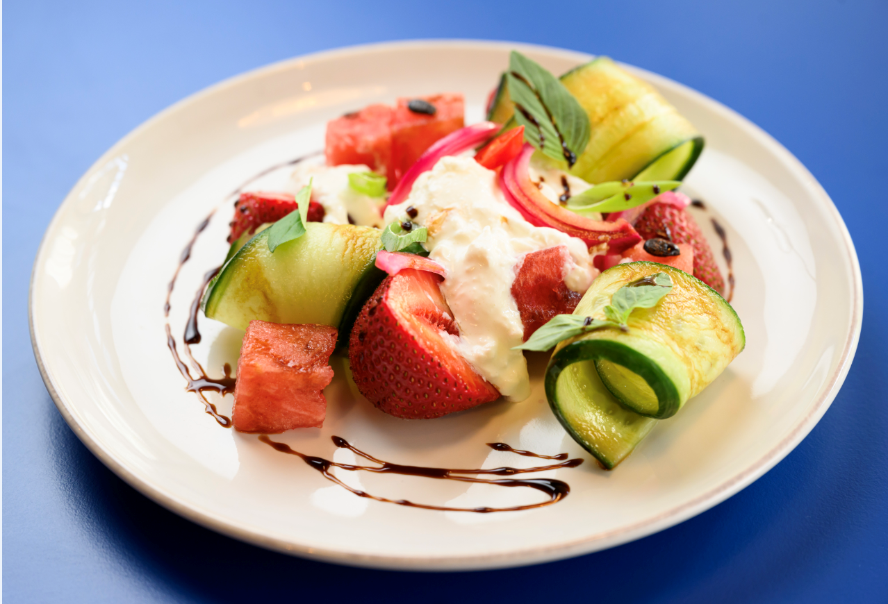 Burrata, Strawberries & Cream Summer Salad - Galbani